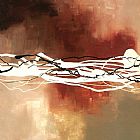Laurie Maitland Canvas Paintings - Copper Melody I